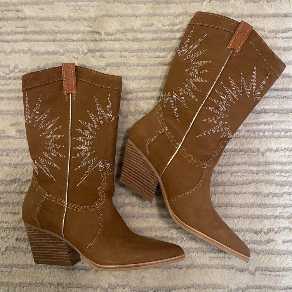 NEW Dolce Vita Lawson Boots Whiskey 9.5 - Picture 7 of 10
